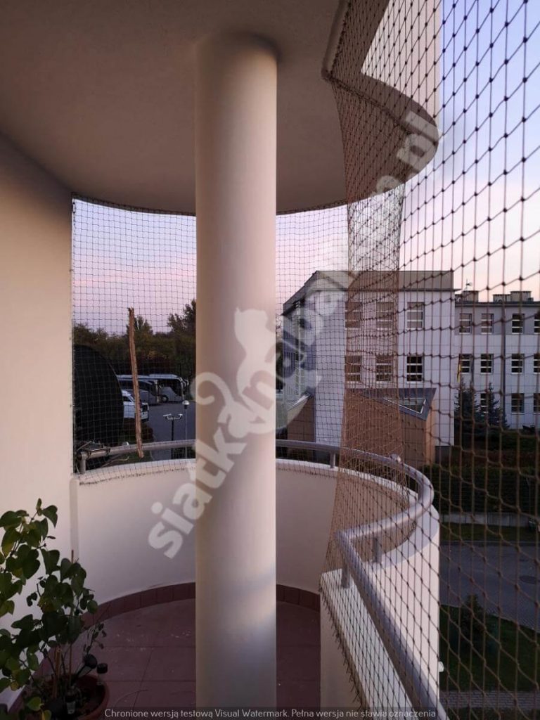 Rewelacyjna siatka na balkon dla kota od renomowanej firmy